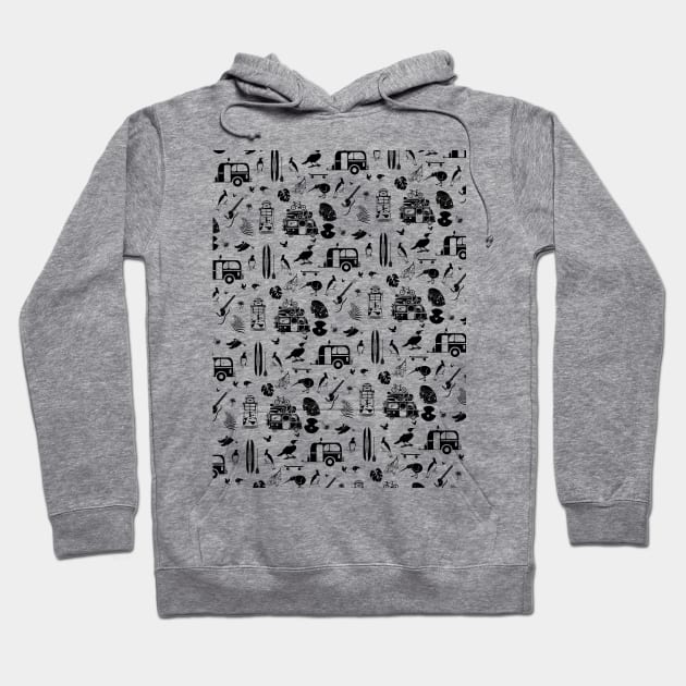 New Zealand Summer Pattern Hoodie by mailboxdisco